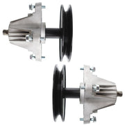 DURAFORCE 2 Pcs Spindle With Pulley Bolt For Troy Bilt Tb42 Pony Bronco Tb42 7-Speed