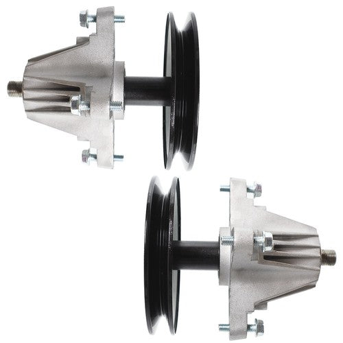 DURAFORCE 2 Pcs Spindle With Pulley Bolt For Troy Bilt Tb42 Pony Bronco Tb42 7-Speed