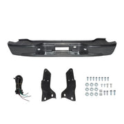 DURAFORCE For Chevrolet Tahoe Suburban GMC Yukon 00-06 Black Steel Rear Step Bumper