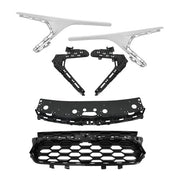 DURAFORCE New Plastic Front Bumper Grille Chrome Trim Kit For Chevrolet Trax 2023 2024