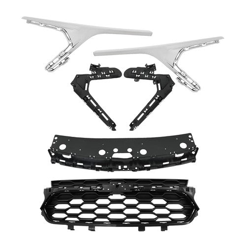 DURAFORCE New Plastic Front Bumper Grille Chrome Trim Kit For Chevrolet Trax 2023 2024