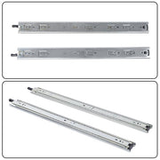 DURAFORCE 1 Pair of 22" Locking Drawer Slides Full Extension & Lock 150 lb Load Capacity