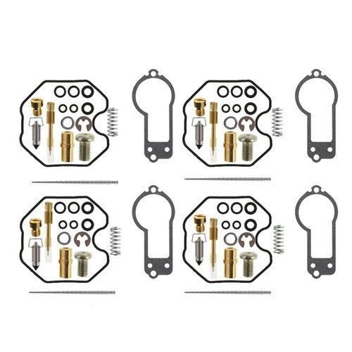 DURAFORCE Fit For Honda 1977-1978 CB750F / 1978 CB750K 4 Pcs Carburetor Rebuild Kit New