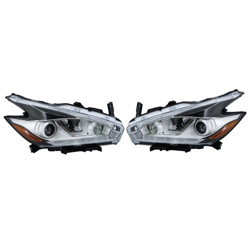 DURAFORCE Left+Right LED W/DRL For Nissan Murano 2015-2018 Headlamps Headlights Assembly