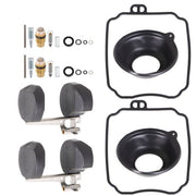 DURAFORCE 2X Carburetor Repair Kit Rebuild Float Fit For Yamaha XVS650 V-STAR 1998-2015