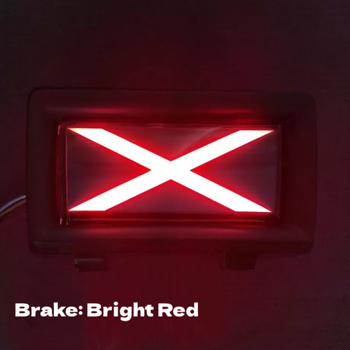 For 2015-2021 Subaru WRX STI Rear Bumper Red & White Brake Reverse Tail Light