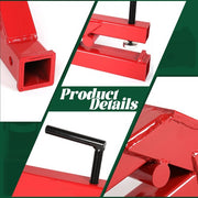 DURAFORCE Trailer Hitch 2" Clamp On Receiver Tractor Bucket Mount Adapter For Deere Bobcat