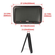 DURAFORCE 36" W x 22" H RV Exit Window For Camper Emergency Push Out Window Tempered Glass