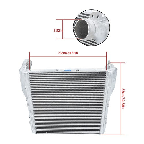 DURAFORCE Intercooler Charge Air Cooler for Kenworth T660 08-13 W900 08-13 Truck DHTKE12D