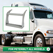 DURAFORCE 26" Fuel Tank Step For Peterbilt 389 All Models Silvery Non-Slip Fuel Tank Stair