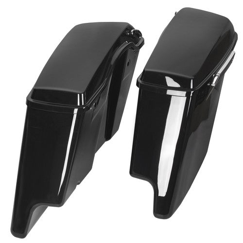 DURAFORCE 5" Stretched Hard Saddlebags For Harley Electra Road Street Glide Dyna 1993-2013