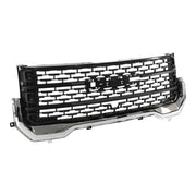 DURAFORCE 84818781 Front Upper Grille Chrome Black for 2020-2023 for GMC Acadia