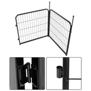 DURAFORCE 16 Panels 24x24 inch Dog Playpen Crate Fence Pet PlayPen Exercise Cage