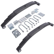 DURAFORCE 3500lb Single Trailer Axle Suspension Kit Leaf Spring U-bolt & Hanger Kit