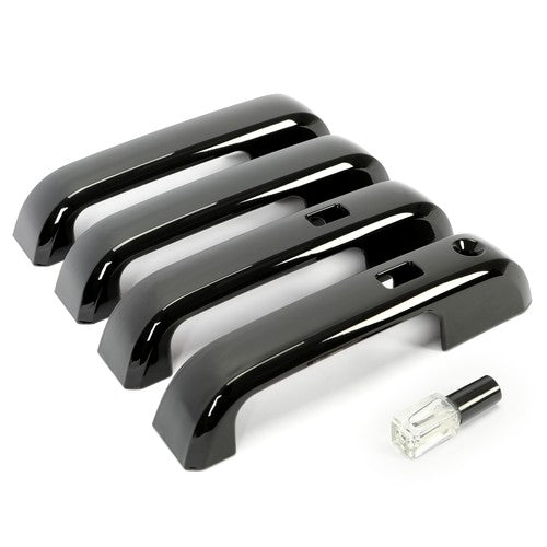Door Handle Cover For 17 22 Ford F250 F350 Super Duty With Smart Key Touch 4 Door