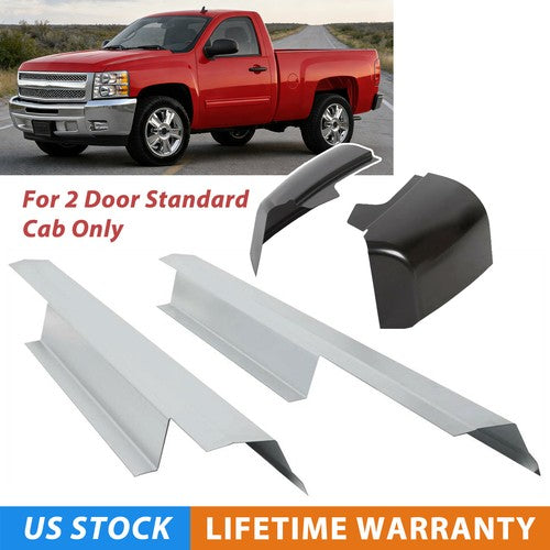 DURAFORCE Rocker Panel and Cab Corner for 07-13 Chevy Silverado Standard Regular Cab 2 Door