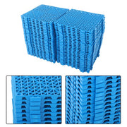 DURAFORCE 50PCS 12 x 12in Interlocking Drainage Floor Tiles Modular Interlocking Tile Blue