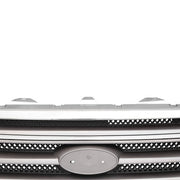 DURAFORCE Front Bumper Lip Upper Grille Assembly Chrome Grill 2013-2019 for Ford Taurus