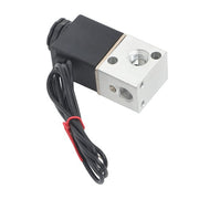 DURAFORCE 1/8 inch 3 way zero pressure differential air-water electric solenoid valve 12V