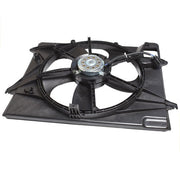 DURAFORCE Fit For 2015-2017 Sonata 2.4L Plastic Radiator AC Condenser Cooling Fan Assembly