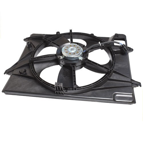 DURAFORCE Fit For 2015-2017 Sonata 2.4L Plastic Radiator AC Condenser Cooling Fan Assembly