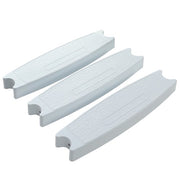 DURAFORCE 3pcs Universal 18" Swimming Pool Ladder Steps Molded Rung Pedal Accessory Tread