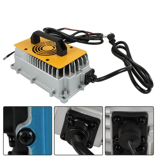DURAFORCE 48V 15A Battery Charger O-Type Terminal IP67 For EZGO Club Car Yamaha Golf Cart