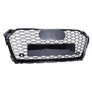 DURAFORCE Gloss Black Front Bumper Grille Honeycomb Grill for Audi A5 B9 S5 F5 2017-2019