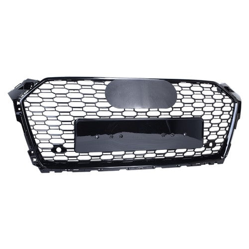 DURAFORCE Gloss Black Front Bumper Grille Honeycomb Grill for Audi A5 B9 S5 F5 2017-2019