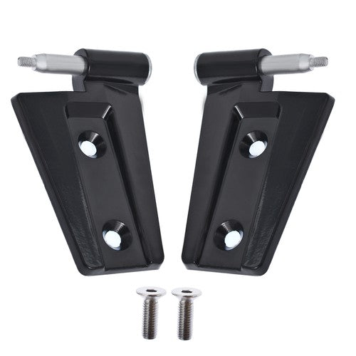 DURAFORCE Set of 2 Door Hinges Black Suit For Jeep Wrangler 2007 2008-2017 Unlimited JK