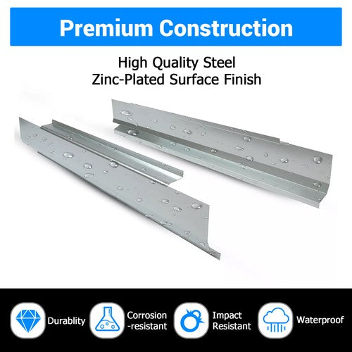Slip On Rocker Panels for 02-08 Ram 1500 03-09 06 07 2500 3500 Standard Cab 2Dr