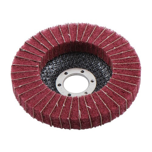 DURAFORCE 10 Pack 4-1/2 Inch Scour Flap Discs 120 and 240 Grit Grinding Sanding Discs