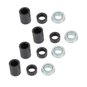 DURAFORCE 2PCS 14.5x4-8 Solid Wheels w/Toothed Tread, Silver Hub Black&Silver Replace Tire