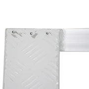 DURAFORCE 2Pcs 72'' × 14'' Aluminum Sliver Trailer Ramps 6500LBS Total Beavertail Hook End
