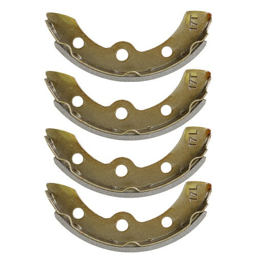 DURAFORCE Golf Cart Brake Drums And Brake Shoe Kit For Club Car DS 1995+ Precedent 2004+