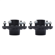 DURAFORCE 6 on 5.5' Trailer Hub Kit For 3500 lbs. #84 Spindle With Trailer Bearing