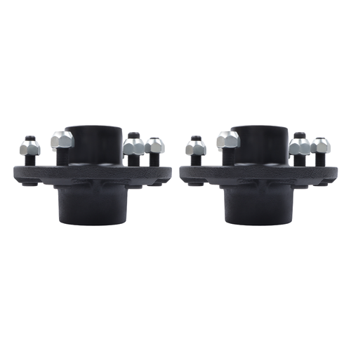 DURAFORCE 6 on 5.5' Trailer Hub Kit For 3500 lbs. #84 Spindle With Trailer Bearing