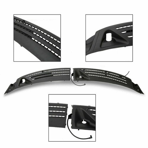 DURAFORCE For 04-08 Ford F150 Left Right Upgraded Windshield Window Wiper Cowl Cover Panel