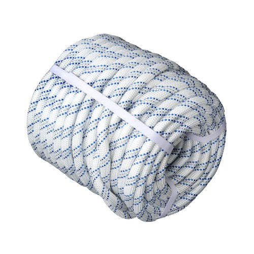 DURAFORCE 8400 Lbs 1/2" x 120' Double Braided Polyester Rope Breaking Strength For Swing