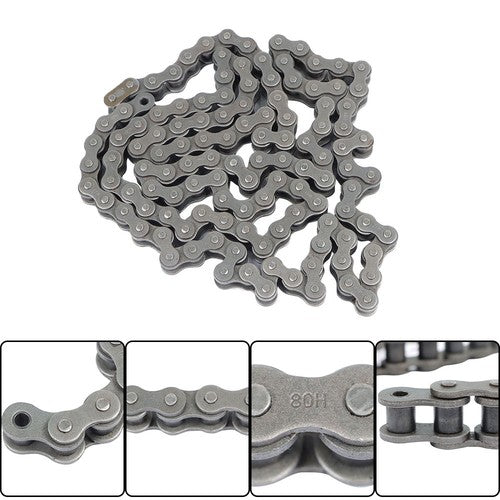 DURAFORCE #80H Heavy Duty Roller Chain × 10 Feet With 1 Connector New