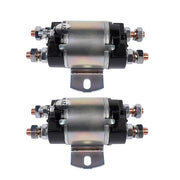 DURAFORCE 2Pcs Gas Golf Cart Solenoid For Yamaha G1 6 Terminal 12 Volt 100A J17-81950-01