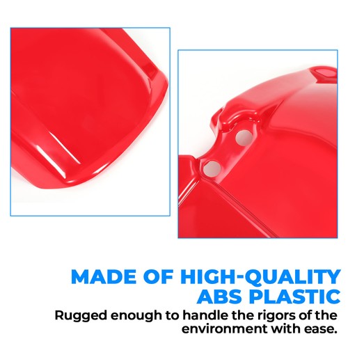 For Honda ATC250R 1983-1984 Front Fender Mud Guard Flaps Plastic Red