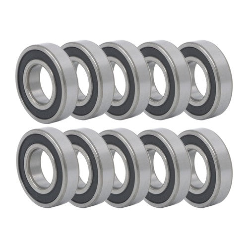 DURAFORCE 6207-2RS Deep Groove Ball Bearings 10pcs 35x72x17mm Set