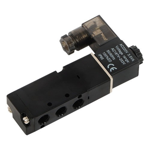 DURAFORCE 5 Way 1/8" Solenoid Valve Pneumatic Air Control 24 VDC Coil v dc