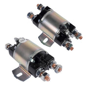 DURAFORCE 2Pcs Gas Golf Cart Solenoid For Yamaha G1 6 Terminal 12 Volt 100A J17-81950-01