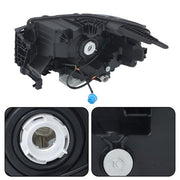DURAFORCE Headlight Replacement Fit For Nissan Frontier 2022-2023 LH+RH Clear Lens Halogen