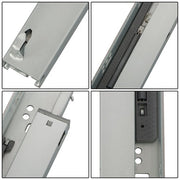 DURAFORCE 4 Pairs Undermount Drawer Slides 15 inch Undermount Soft Close Drawer Slides