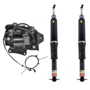 DURAFORCE Rear Air Shock Absorbers + Compressor For Buick Lucerne Cadillac DTS 2006-2011