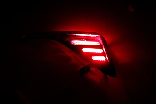 For 2016-2021 Toyota CHR C-HR Pair Rear Bumper Reflector Brake Light Lamp Pair
