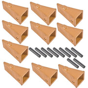 DURAFORCE X156 X156S Dirt Teeth Bucket Teeth/Tooth with P156 Roll Pins 10PCS Alloy Steel